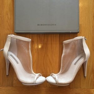 BCBG Max Azria Ma-gamma Sheer Mesh Parfait